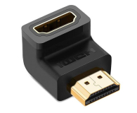 Przejściówka UGREEN Adapter kątowy HDMI HD112 4K dolny